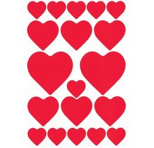 Sticker DECOR 'Coeurs & Roses'