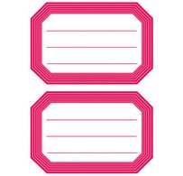 étiquettes pour livre, 82 x 55 mm, conception de marge