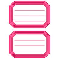 étiquettes pour livre, 82 x 55 mm, conception de marge