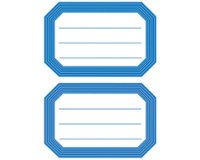 étiquettes pour livre, 82 x 55 mm, conception de marge