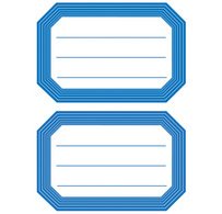 étiquettes pour livre, 82 x 55 mm, conception de marge