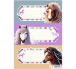 Étiquette pour livre VARIO 'Chevaux'