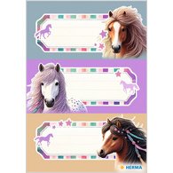 Étiquette pour livre VARIO 'Chevaux'