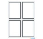 Etiquettes pour livres, 40 x 55 mm, conception marge