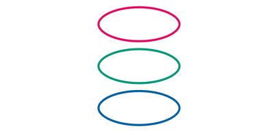 étiquettes pour livres, forme ovale, rouge / vert /