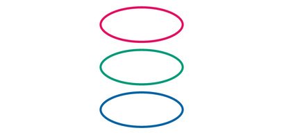 étiquettes pour livres, forme ovale, rouge / vert /