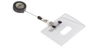 Ausweishalter, aus weichem PVC, 85 x 54 mm