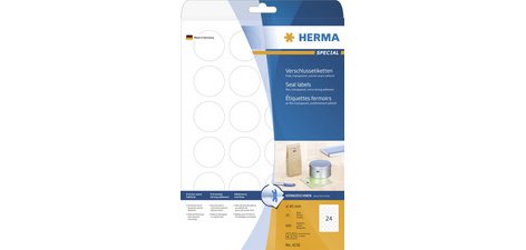 Etiquette fermoir SPECIAL, transparent