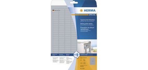 Etiquette de plaque signalétique SPECIAL, 25,4 x 10 mm