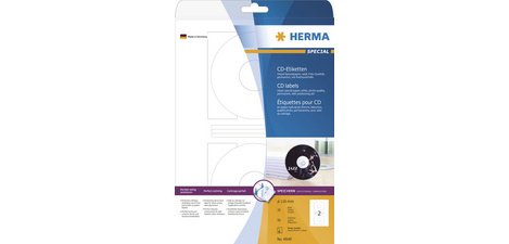 Inkjet SPECIAL Maxi CD/DVD Label, diameter: 116 mm