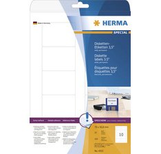Etiketten voor 3,5" diskettes SPECIAL, 70 x 50,8 mm, 250 labels