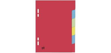 Intercalaires neutres, 170 x 220 mm, 6 touches