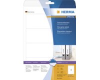 Etiquette dos de classeur SPECIAL, 192 x 61 mm, blanc