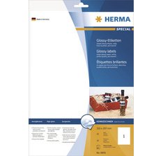 Flesetiketten SPECIAL, 90 x 120 mm, wit