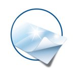 Etiquette haute brillance 210 x 297 mm, blanc