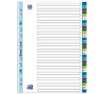 Intercalaire en plastique, A4, coloré, 5 pièces