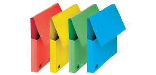 <strong>Gusseted document wallet, A4, cardboard, bright</strong>