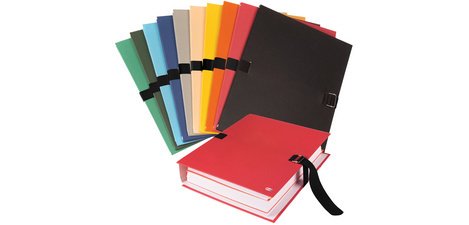 Uittrekbare map met band COLOR LIFE, A4, geassorteerd