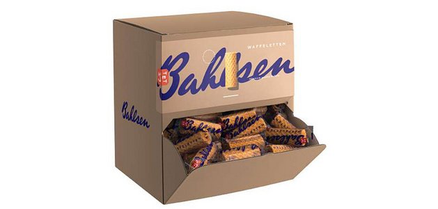 Petites gaufrettes croustillantes 'Waffeletten' - Boîte présentoir de 150 pièces