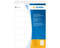 Etiquette d'adresse, 70 x 42 mm, coins pointus, blanc