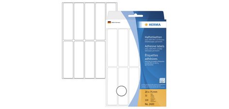 Etiquette multi-usage, 12 x 18 mm, grand paquet,blanc