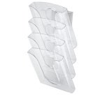 Porte brochures pour table et mur, transparent