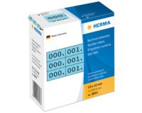 Genummerde etiketten 0-999, 10 x 22 mm, drievoud