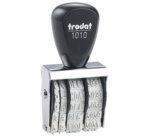Tampon dateur trodat 1010 encrage séparé changement par molette date 4mm utilisation avec tampon encreur