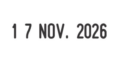 Tampon dateur français 1010 Trodat