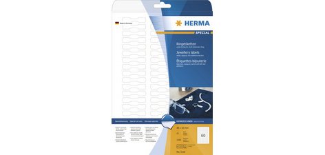 Etiquette bijouterie SPECIAL, 49 x 10 mm, blanc