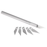 Scalpel, longueur: 150 mm, 5 lames de rechange