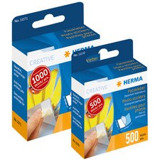 Pastilles pour photos dans un carton distributeur,