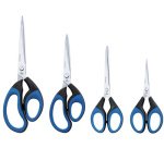 Ciseaux ambidextres bouts pointus Wedo Soft-Cut 25,5 cm