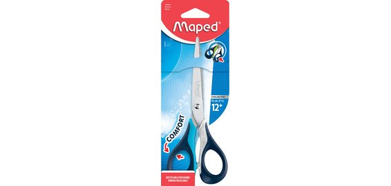 Ciseaux droitiers bouts pointus Maped Sensoft 3D 16 cm