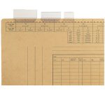 porte-étiquettes transparent, (l)25 mm, 3 lignes