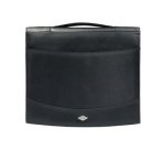 Porte-documents Elegance, A4, similicuir/nylon, noir