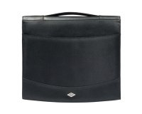 Porte-documents Elegance, A4, similicuir/nylon, noir