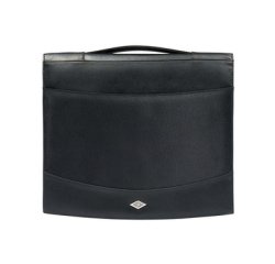 Porte-documents Elegance, A4, similicuir/nylon, noir