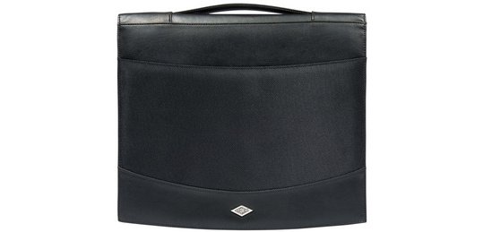 Porte-documents Elegance, A4, similicuir/nylon, noir