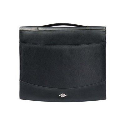 Porte-documents Elegance, A4, similicuir/nylon, noir