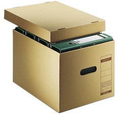 boîte d'archivage et de transport, en carton ondulé,