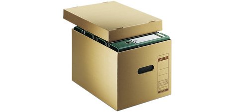 boîte d'archivage et de transport, en carton ondulé,