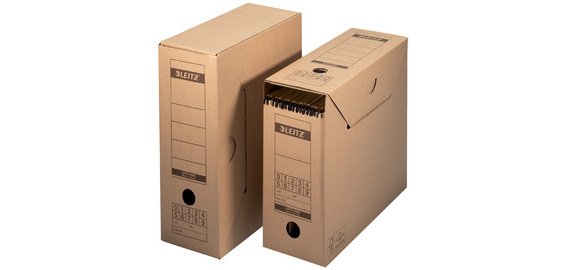 Dossier d'archives suspendues, en carton