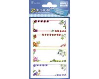 ZDesign HOME keukenetiket met kader van vruchten verwijderbaar