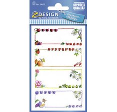 ZDesign HOME keukenetiket met kader van vruchten verwijderbaar