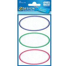 Gb_z-design etiquettes pour ménage ´ovale´