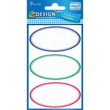 Gb_z-design etiquettes pour ménage ´ovale´