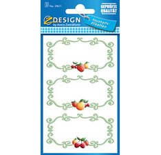 Z-Design Etiquettes de ménage 'cadre design'