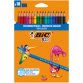 BIC KIDS Crayons de couleur Tropicolors , étui carton de 18