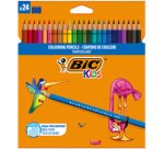 BIC KIDS Crayons de couleur Tropicolors, étui en carton